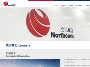 北讯电信集团网站设计建设