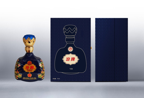 汾酒V18 53度 酒包装设计